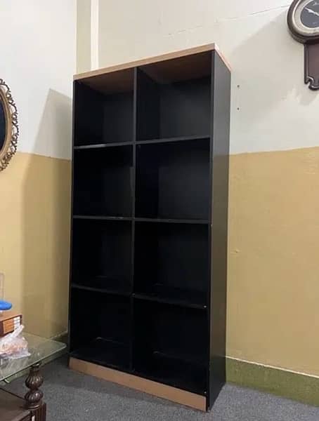 8 shelves cabinet available. 0