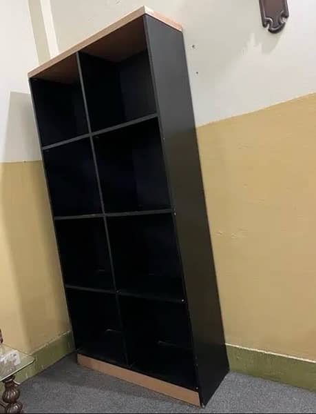 8 shelves cabinet available. 2