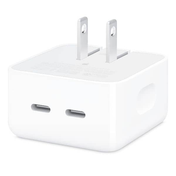 Dual USB-C Port 35w Compact Power Adapter 0
