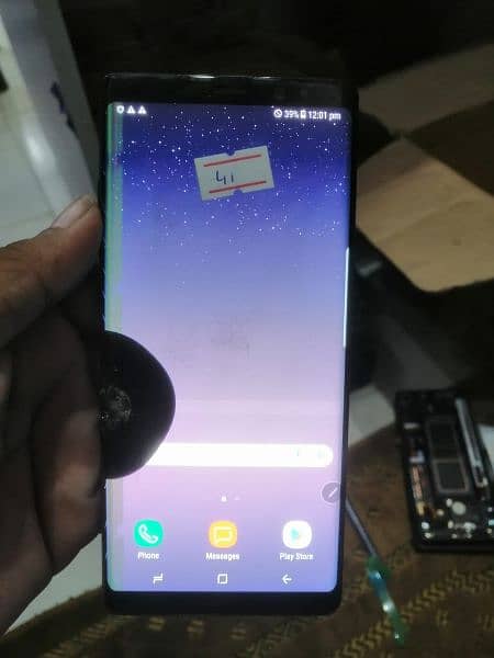 samsung note 8 lcd's orignal with frame 10