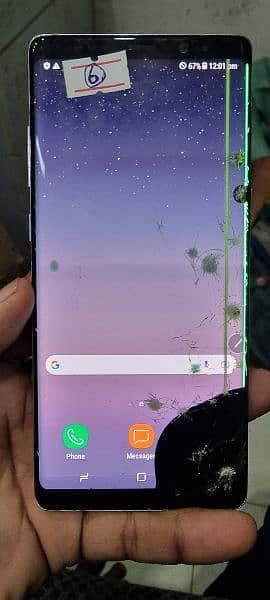 samsung note 8 lcd's orignal with frame 12