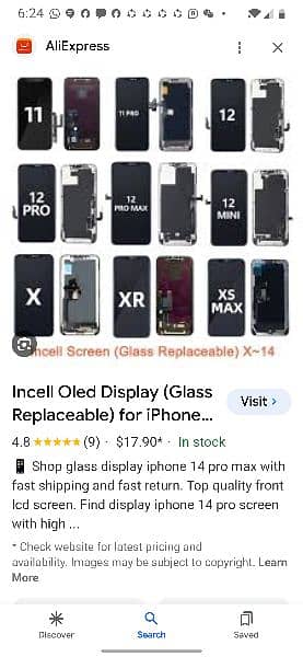 iphone lcd 100% org 12 12 pro 12 pro max lcd screen 13 11 11pro 11pro 0