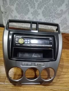 Honda City 2009 original console pannel with CD player 0