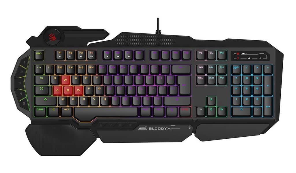 Bloody B310N Neon Gaming Keyboard - Black 2