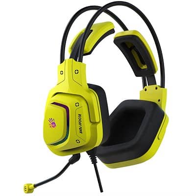 Bloody G575 Virtual 7.1 Surround Sound Gaming USB Headset Punk Yellow 0