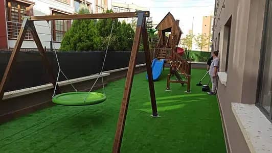 Home Artificial Grass - Outdoor Sports Gym Floor Astro Turf Grass 6