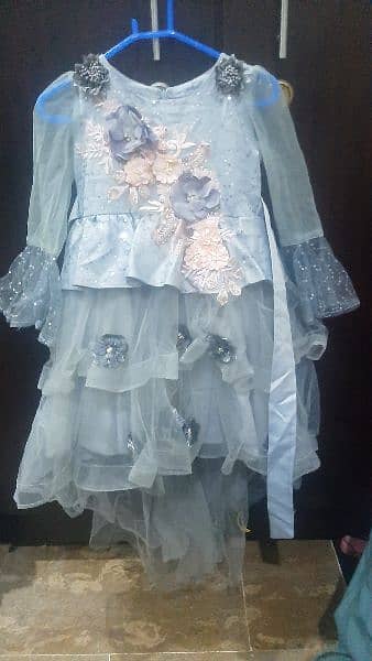 Princess baby dress in colour gahrey 5