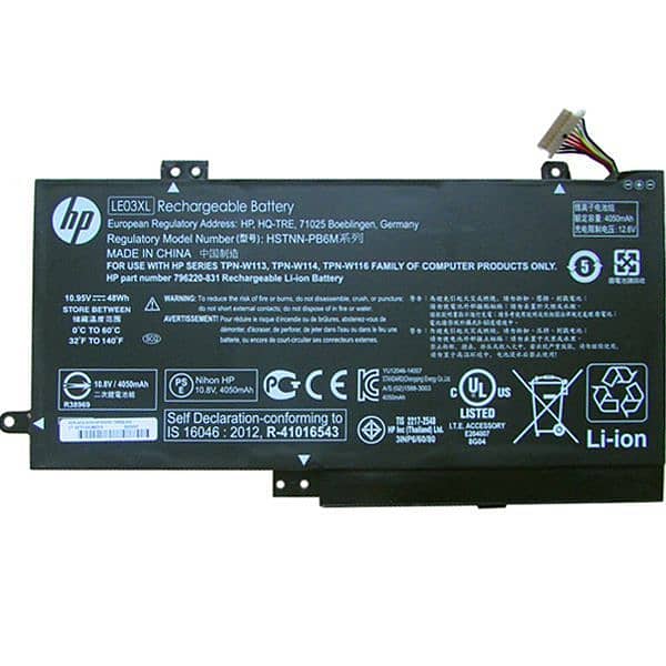 HP  HT03XL TF03XL BK03XL TE03XL PK03XL NP03XL LE03XL laptop Battery 3