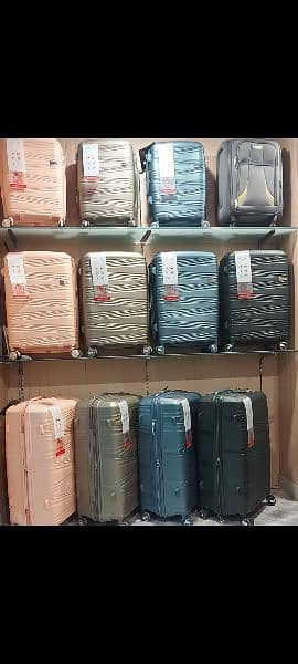 Travel Bags - Suitcase - Attachi - Fibers Bags - Safri Bags- 20+24+28) 2