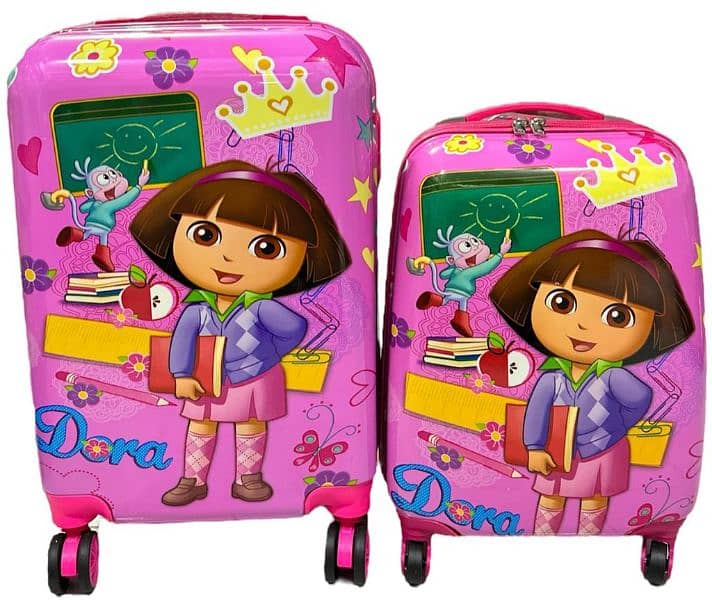 Travel Bags - Suitcase - Attachi - Fibers Bags - Safri Bags- 20+24+28) 6