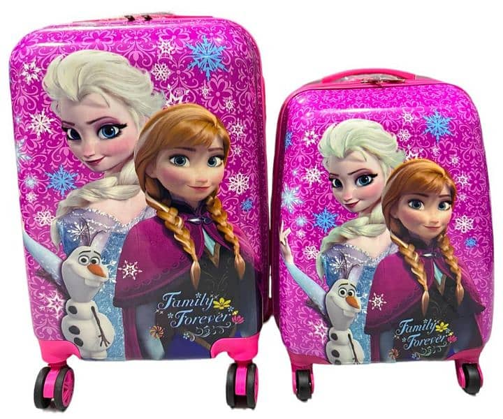 Travel Bags - Suitcase - Attachi - Fibers Bags - Safri Bags- 20+24+28) 8