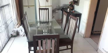dinning table with 6 chairs for sale 0