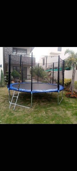 12 ft Trampoline with safty net 03074776470 0