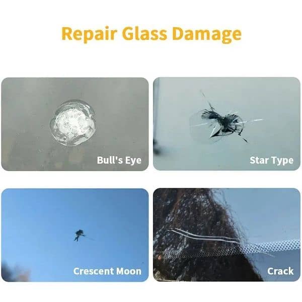 DIY Car Windshield Cracked Repair Tool Upgrade Auto Glass Repair Fluid 2