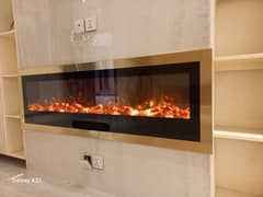 electric fireplace.