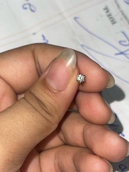 Diamond nose pin 21k 4