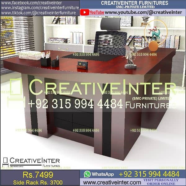 Executive Tables Reception Counters Workstation Conference Meeting CEO 1