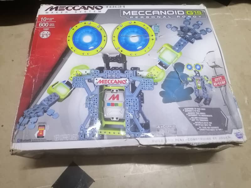 100% Complete - MECCANOID G15 PERSONAL ROBOT Meccano(Came from abroad) 1