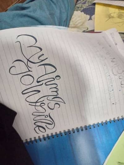 Diagrams and Handwriting work