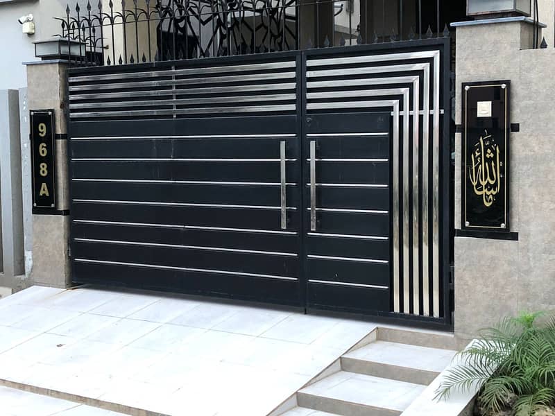 Main Gate, frame, Grills, Doors, Chogaths, Stairs, Railling, Steel, ss 12