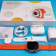 X9 Unique Combination Smart Watch With Airpods Pro 2 0