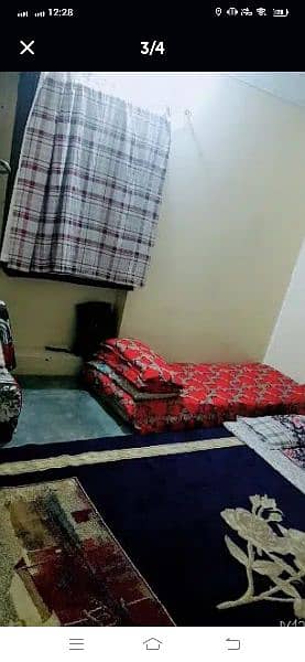 only 11000 full furnished flat mat required 3