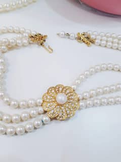 Tiffany three strand pearl choker necklace