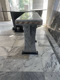 study table made with ziarat granite stone