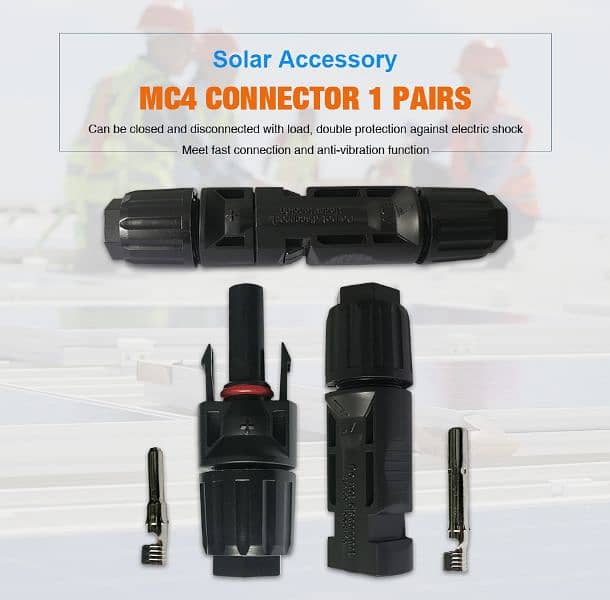 (5 Pairs Packs )Solar Connectors MC4 Male/Female IP67 Solar Connectors 1