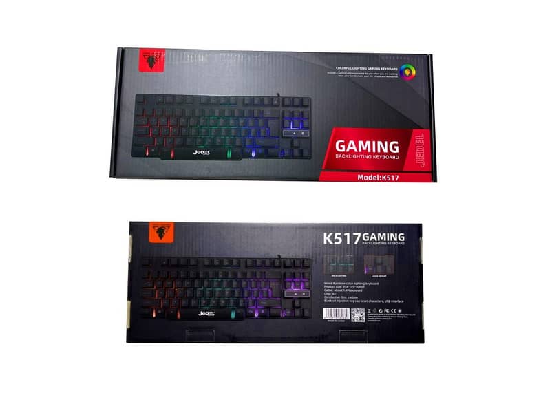 JEDEL K517 Mini RGB Gaming Backlight Keyboard 0