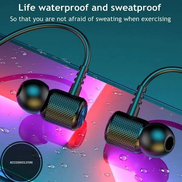 Bluetooth Earphones Wireless Headphones Magnetic Sport Neckband 2