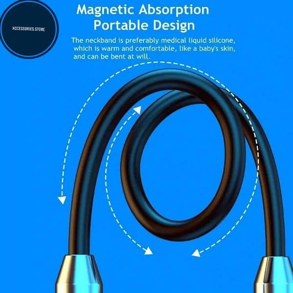 Bluetooth Earphones Wireless Headphones Magnetic Sport Neckband 3