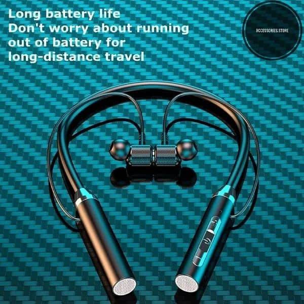 Bluetooth Earphones Wireless Headphones Magnetic Sport Neckband 7