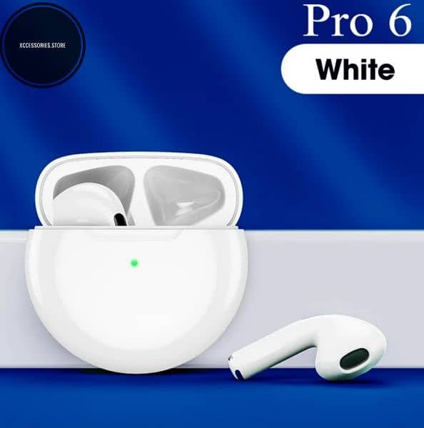 Original Pro6 TWS Touch Control Wireless Bluetooth 5.0 Headphones w 2