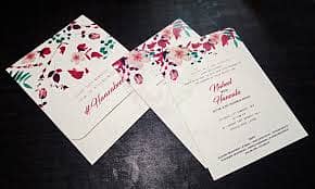 wedding cards printing, Bid Box, Nikkah cards printing, Digital cards 2
