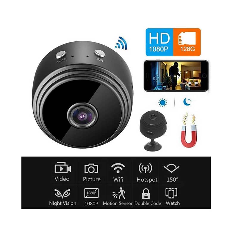Mini Wifi A9  Magnetic Camera 1080p HD, A9 Camera 3