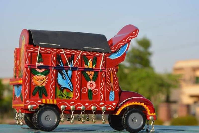 Traditional Handcrafted Wooden Truck|handemade wooden crafts 2
