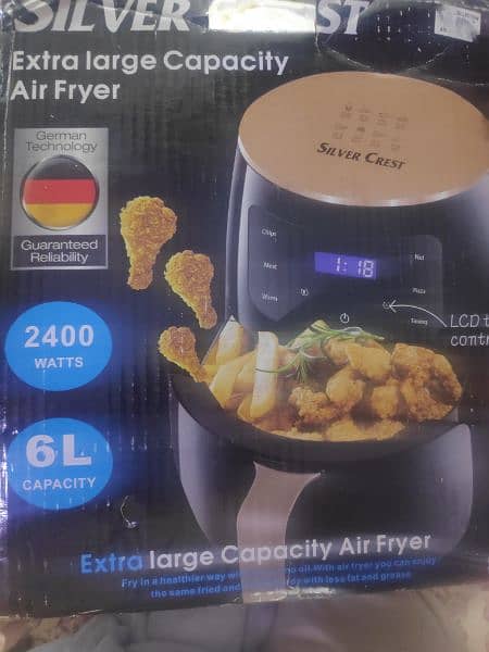 AIR FRYER BEST QUALITY SILVER CREAST 3