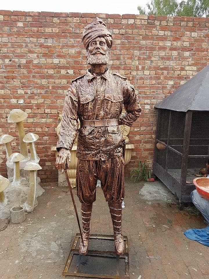 Fibreglass Soldier 3d Sculpture/Statue 10