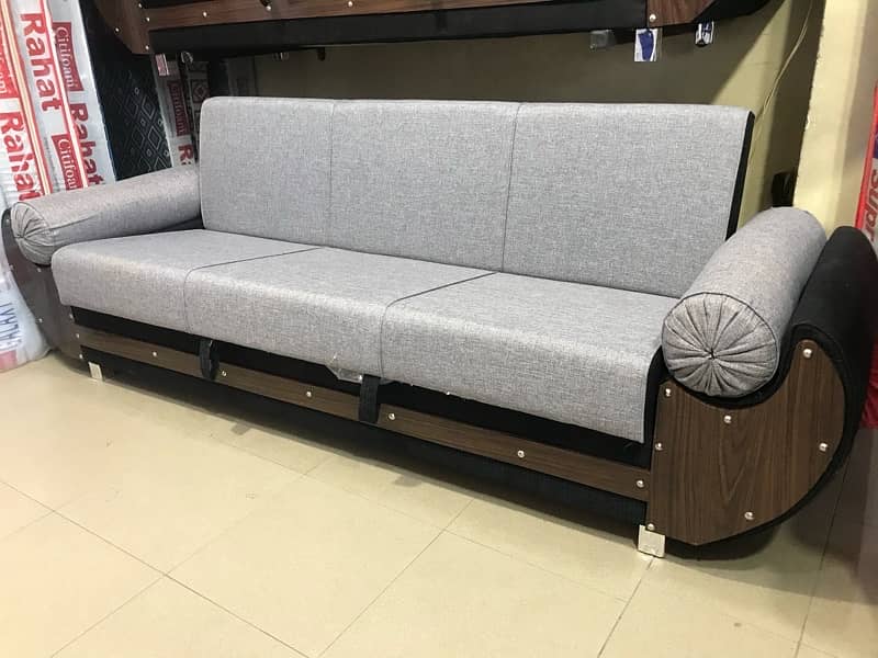 Wooden Sofa Cum Bed - Free Home Delivery 0