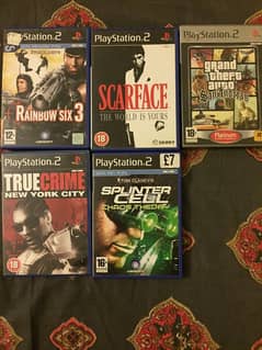 Playstation 2 games (CD’s/DVD’s)