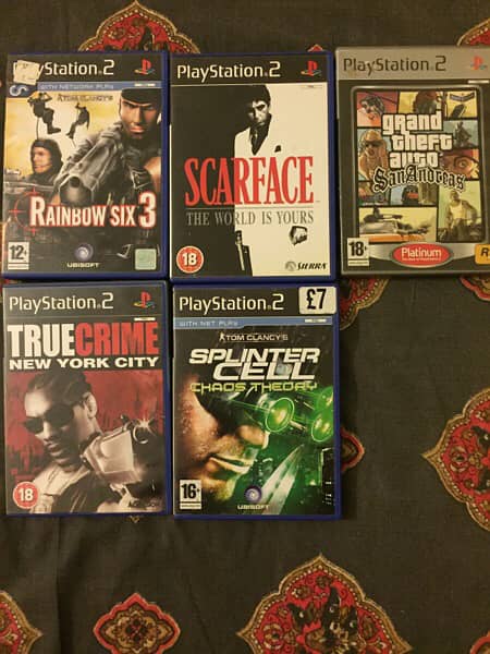 Playstation 2 games (CD’s/DVD’s) 0