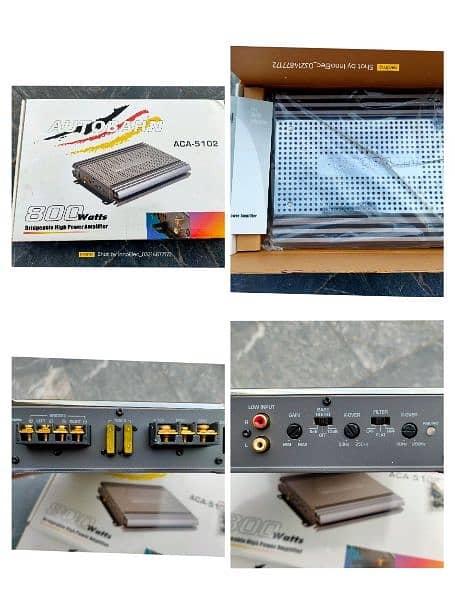Amplifier 4 Channel, 2 Channel Original (Pioneer, Kenwood, JBL, Sony) 6