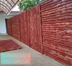 Jaffri Shades - Bamboo Wood Wokrs - Wall Partition - Outdoor Garden