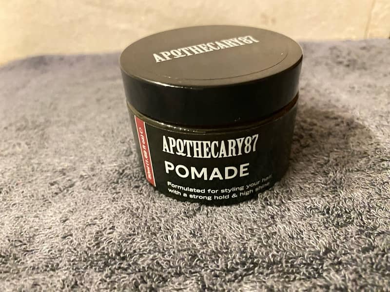 APOTHECARY 87 Pomade high shine strong hold hair gel Cream Uk 0