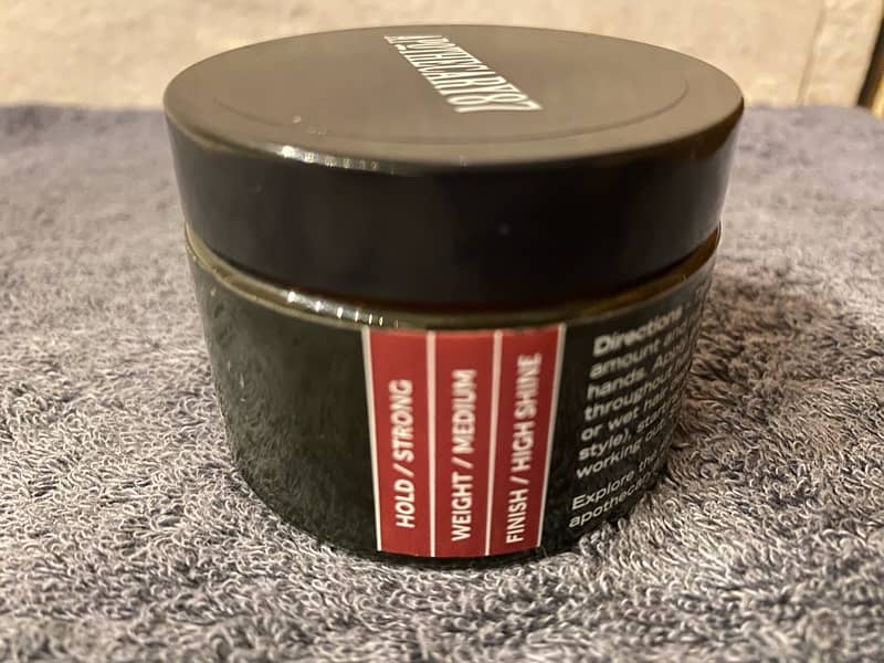 APOTHECARY 87 Pomade high shine strong hold hair gel Cream Uk 1