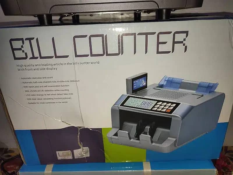 cash counting Machine, mix note counting with fake detection Pakistan 5