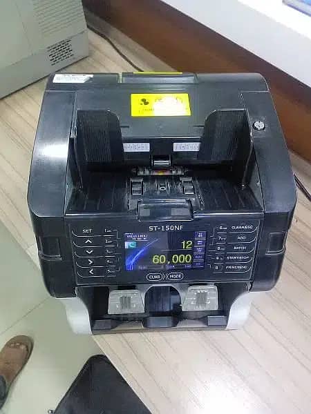 Korean Cash Counting mix Note sorting Machine Fake Detect No1 Satebank 5