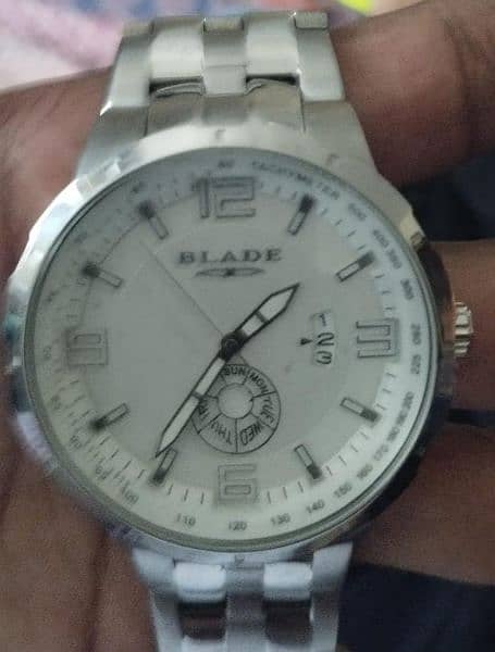 Blade Agenda imported original watch silver 0