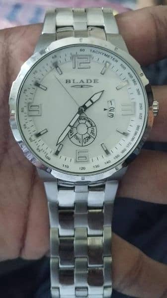 Blade Agenda imported original watch silver 2